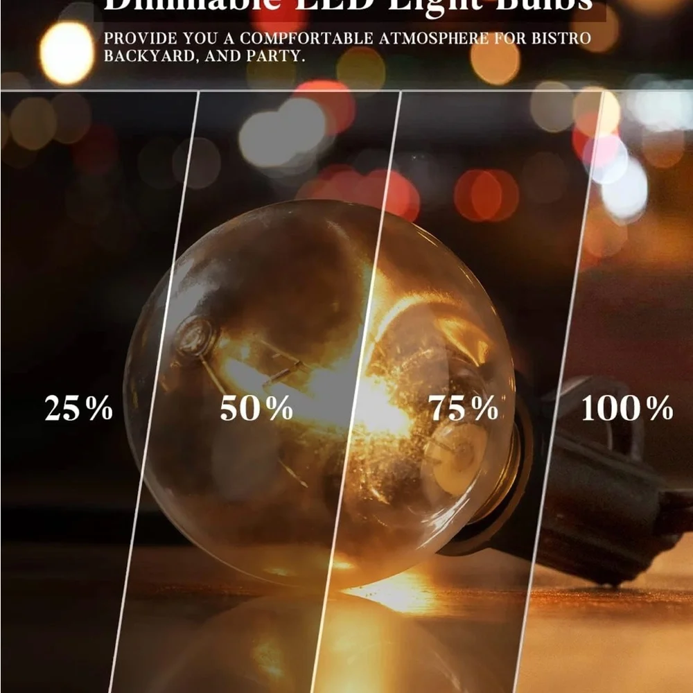 LED Outdoor String Lights 200Ft.